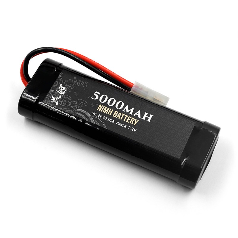 6-Cell Sub-C Stick Pack NiMh 7.2V Battery 5000mAh