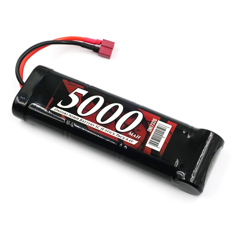 7-Cell Sub-C Stick Pack NiMh 8.4V Battery 5000mAh / T Plug For RC Car
