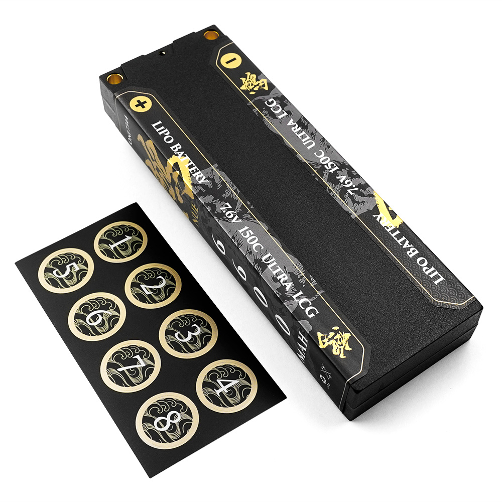 NUE 6600mAh 2S 7.6V 150C HV 5mm Ultra LCG Lipo Battery