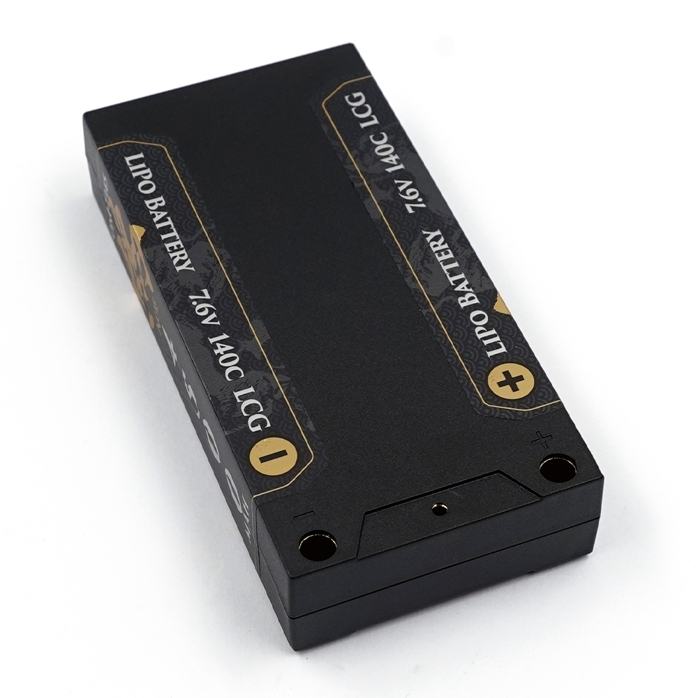 NUE 4500mAh 2S 7.6V 140C HV 5mm LCG Shorty Lipo Battery