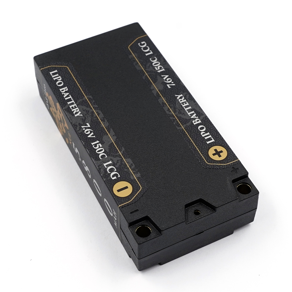 NUE 5800mAh 2S 7.6V 150C HV 5mm LCG Shorty Lipo Battery